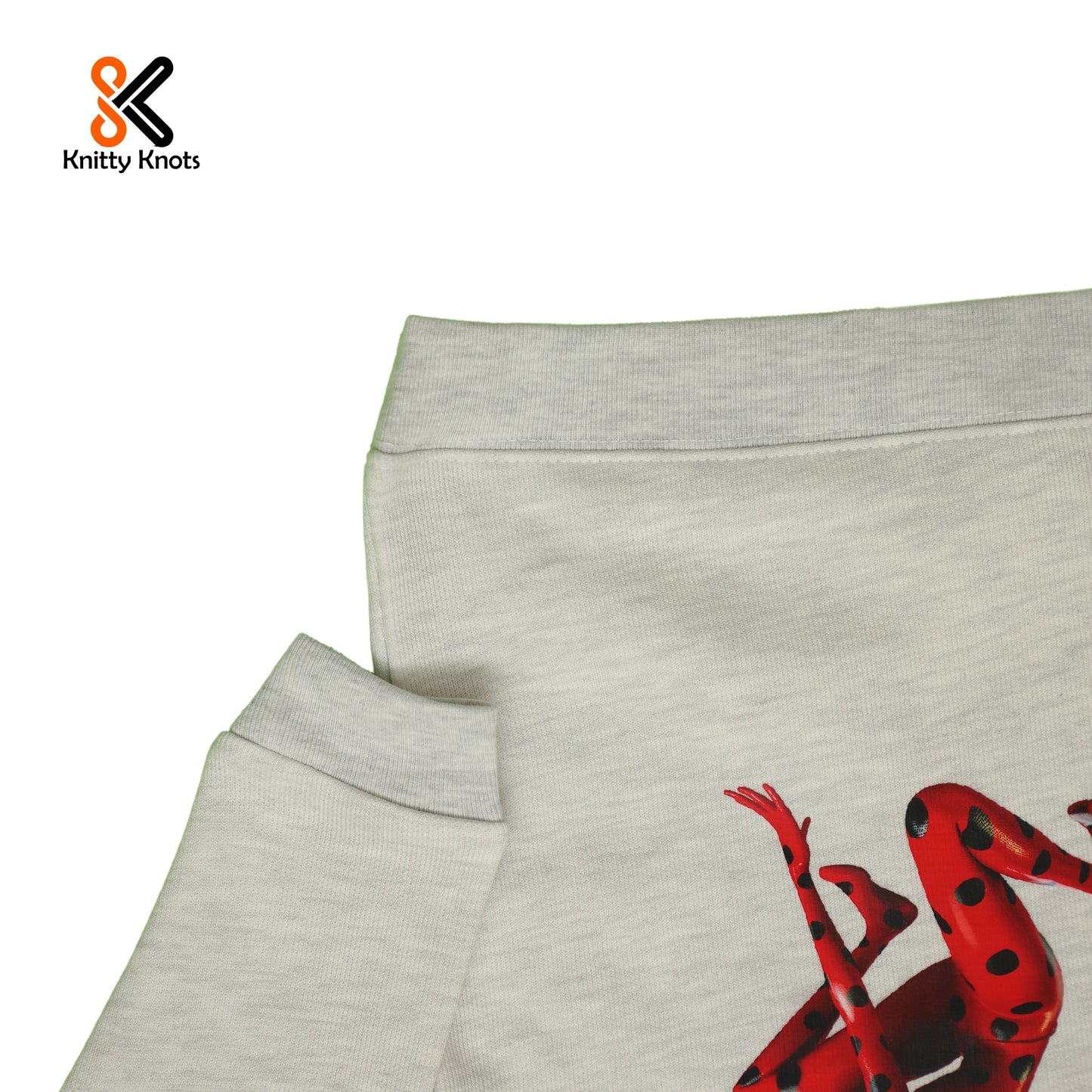 Light Grey LadyBug Sweat Shirt