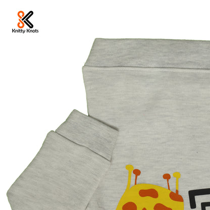 Light Grey Giraffe Sweat Shirt