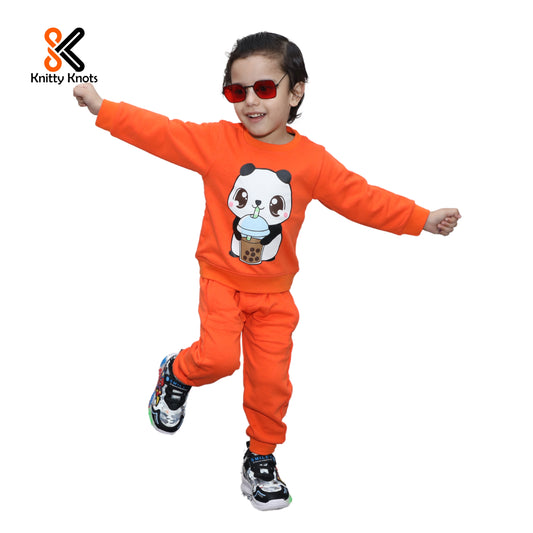 Panda Track Suit Orange