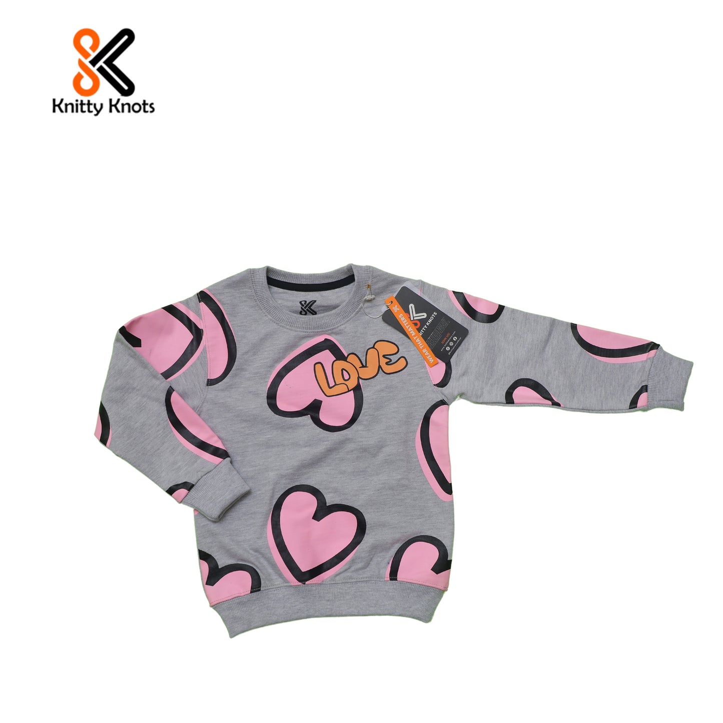 Pink Hearts Girls TrackSuit