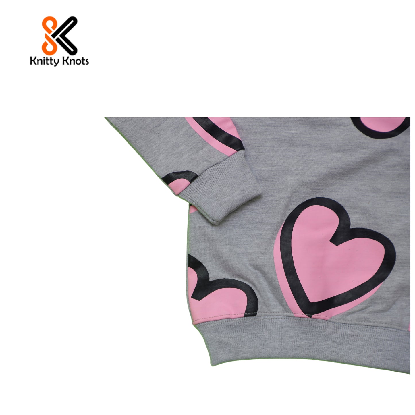 Pink Hearts Girls TrackSuit