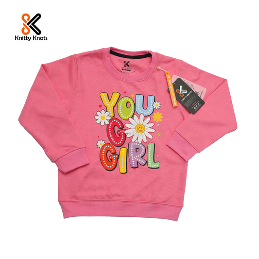 Pink Go Girl Sweat Shirt