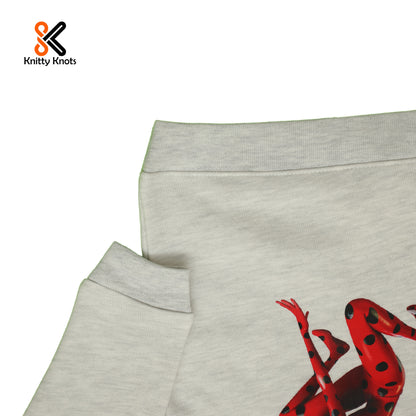Light Grey LadyBug Sweat Shirt
