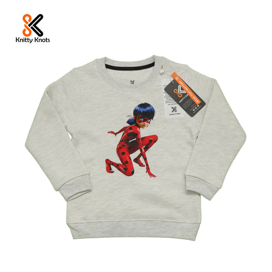Light Grey LadyBug Sweat Shirt