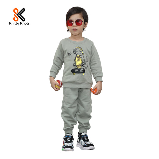 Crocodile Light Green Track Suit